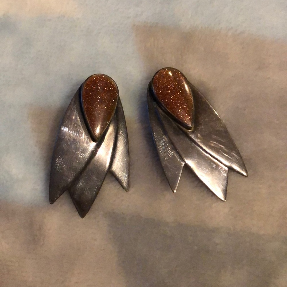 Vintage Sterling Silver Earrings